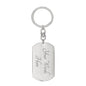 Great Dads Go Fishing | Dog Tag Keychain