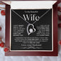 To My Beautiful Wife | Forever Love Necklace | BW