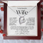 To My Beautiful Wife | Forever Love Necklace | WB