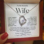 To My Beautiful Wife | Forever Love Necklace | WB