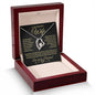 To My Beautiful Wife | Forever Love Necklace | Gold