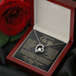To My Beautiful Wife | Forever Love Necklace | Gold