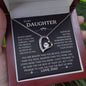 To My Daughter – Forever Love Necklace