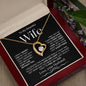 To My Beautiful Wife | Forever Love Necklace | BW