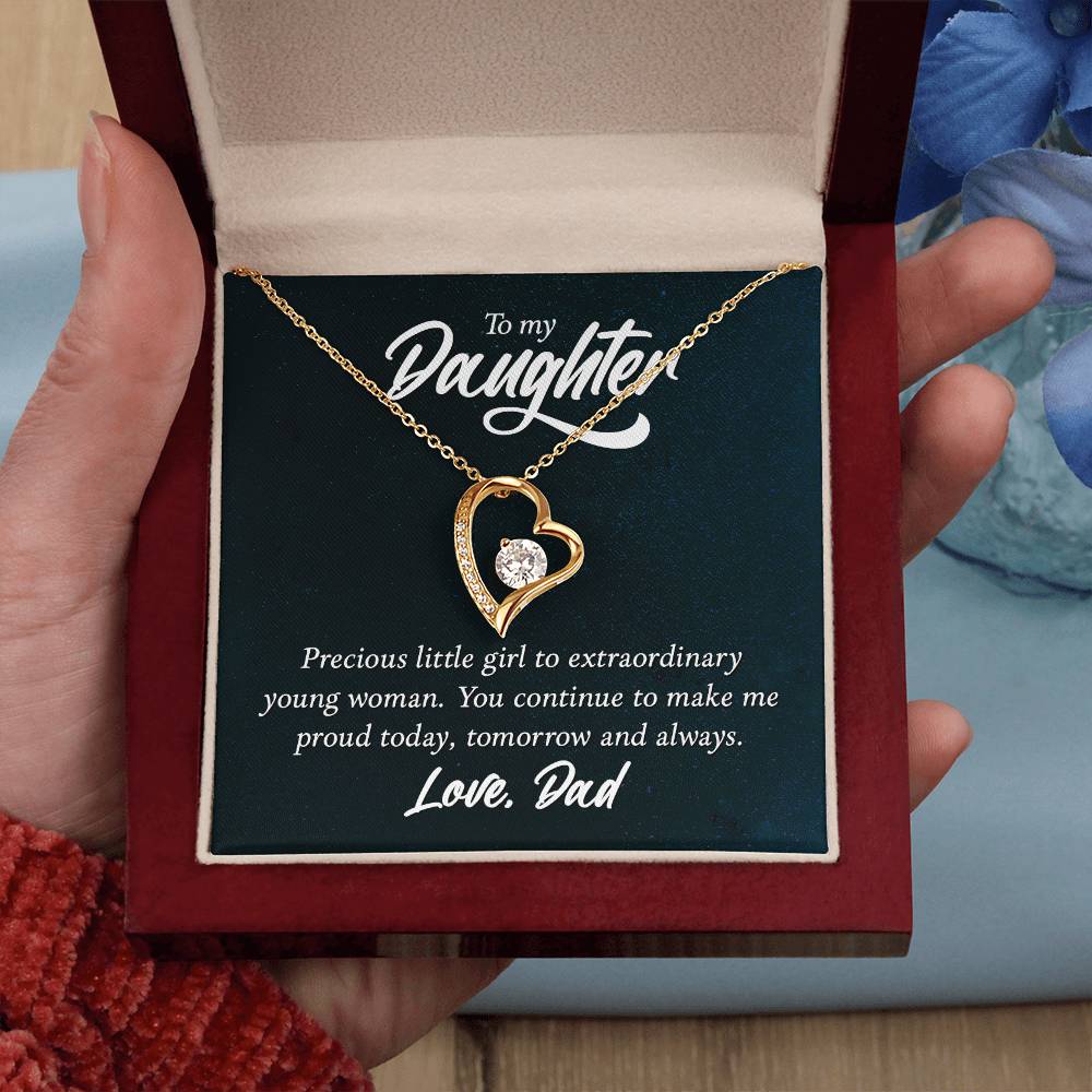To My Daughter | Forever Love Necklace