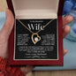 To My Beautiful Wife | Forever Love Necklace | BW