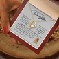 To My Beautiful Daughter | Forever Love Necklace | From Dad