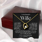 To My Beautiful Wife | Forever Love Necklace | BW