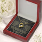 To My Beautiful Wife | Forever Love Necklace | Gold