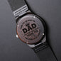 Dad you are my favorite | Engraved Wooden Watch