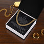 To My Son | Aim for the Skies | From Dad | Cuban Link Chain