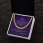 To My Dad | Thank you for Everything | From Your Son | Cuban Link Chain