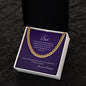 To My Dad | Thank you for Everything | From Your Daughter | Cuban Link Chain