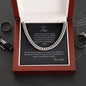 To My Son | Aim for the Skies | From Dad | Cuban Link Chain