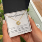 To My Beloved Granddaughter | Love Knot Necklace