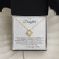 To My Daughter | Love Knot Necklace | Believe in Yourself | From Mom
