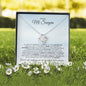 Para Mi Suegra | AGRADECIDA | Cadena Love Knot