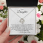 To My Daughter | Love Knot Necklace | Believe in Yourself | From Mom
