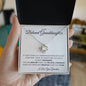 To My Beloved Granddaughter | Love Knot Necklace