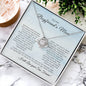 To My Boyfriend's Mom | Love Knot Necklace