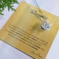 To My Daughter | In your Heart | Love Knot Necklace