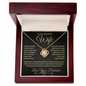 To My Beautiful Wife | Love Knot Necklace