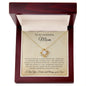 To My Awesome Mom | Love Knot Necklace | From Your Son