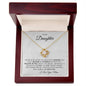 To My Daughter | Love Knot Necklace | Believe in Yourself | From Mom