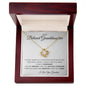 To My Beloved Granddaughter | Love Knot Necklace