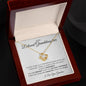 To My Beloved Granddaughter | Love Knot Necklace