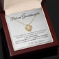 To My Beloved Granddaughter | Love Knot Necklace
