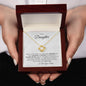 To My Daughter | Love Knot Necklace | Believe in Yourself | From Mom