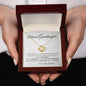 To My Beloved Granddaughter | Love Knot Necklace