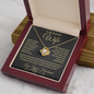 To My Beautiful Wife | Love Knot Necklace