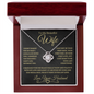 To My Beautiful Wife | Love Knot Necklace