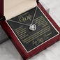 To My Beautiful Wife | Love Knot Necklace