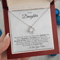 To My Daughter | Love Knot Necklace | Believe in Yourself | From Mom