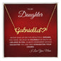 To My Daughter | Personalized Name | Never Give up | From Mom
