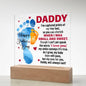 Happy 1st Father's Day | From Baby | Acrylic Plaque Square