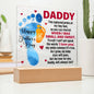 Happy 1st Father's Day | From Baby | Acrylic Plaque Square