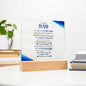 To My Dad | From your Son | Acrylic Plaque Square