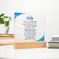To My Dad | From your Daughter | Acrylic Plaque Square