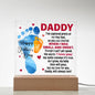 Happy 1st Father's Day | From Baby | Acrylic Plaque Square