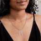 Personalized Vertical Name Necklace | I Love You