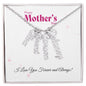 Personalized Vertical Name Necklace | I Love You