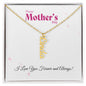 Personalized Vertical Name Necklace | I Love You