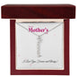 Personalized Vertical Name Necklace | I Love You
