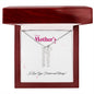 Personalized Vertical Name Necklace | I Love You