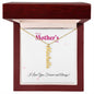 Personalized Vertical Name Necklace | I Love You