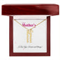 Personalized Vertical Name Necklace | I Love You